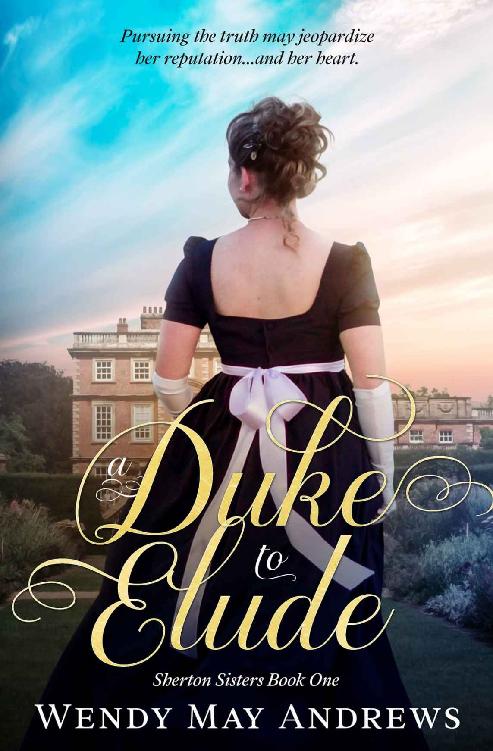 A Duke to Elude: Sweet Regency Romance (Sherton Sisters Book 1)