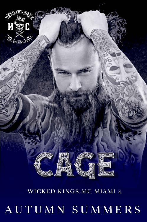 Cage: MC Romance Cheating Boyfriend (Wicked Kings MC Miami Book 4)