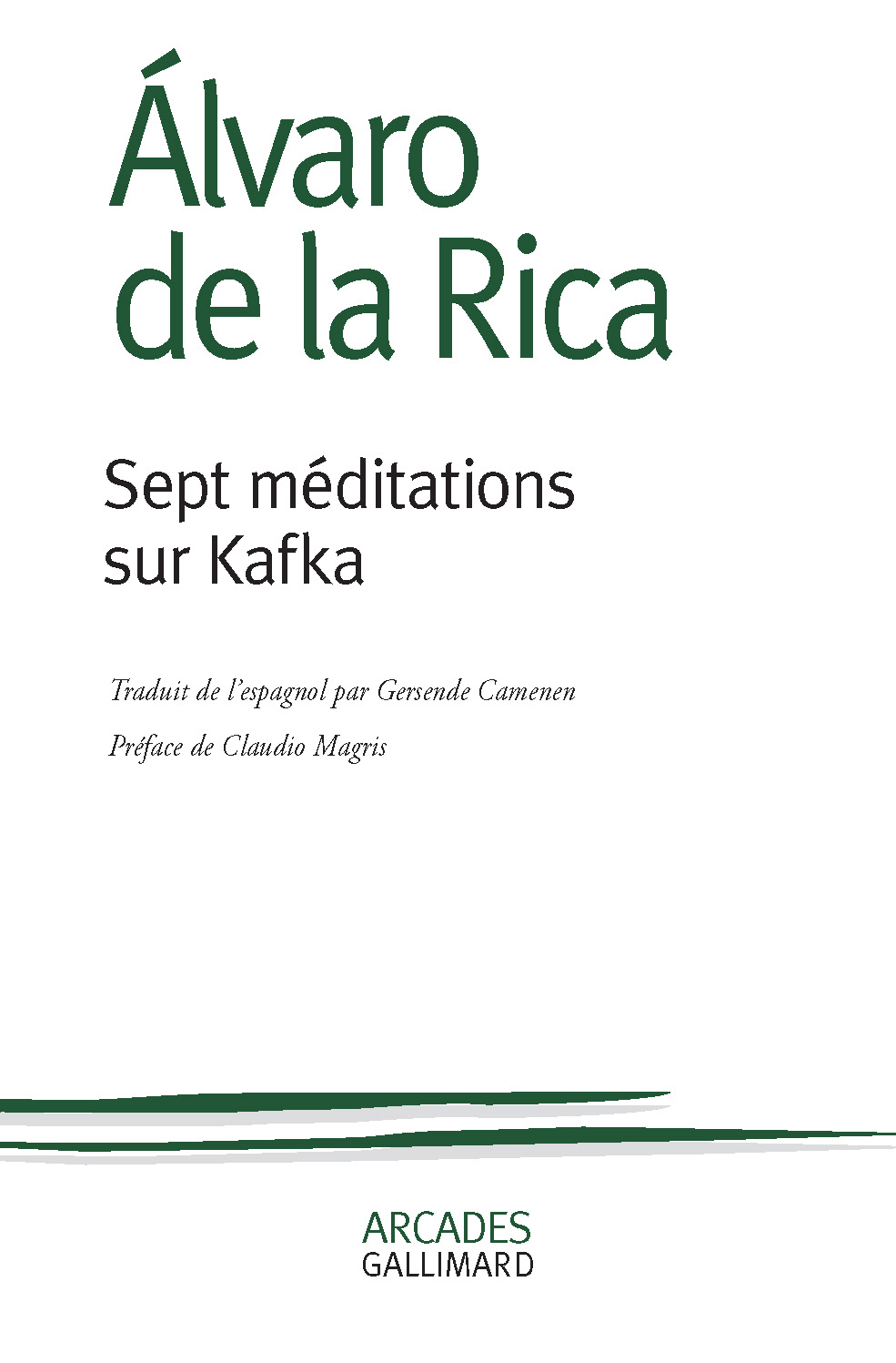 Sept méditations sur Kafka