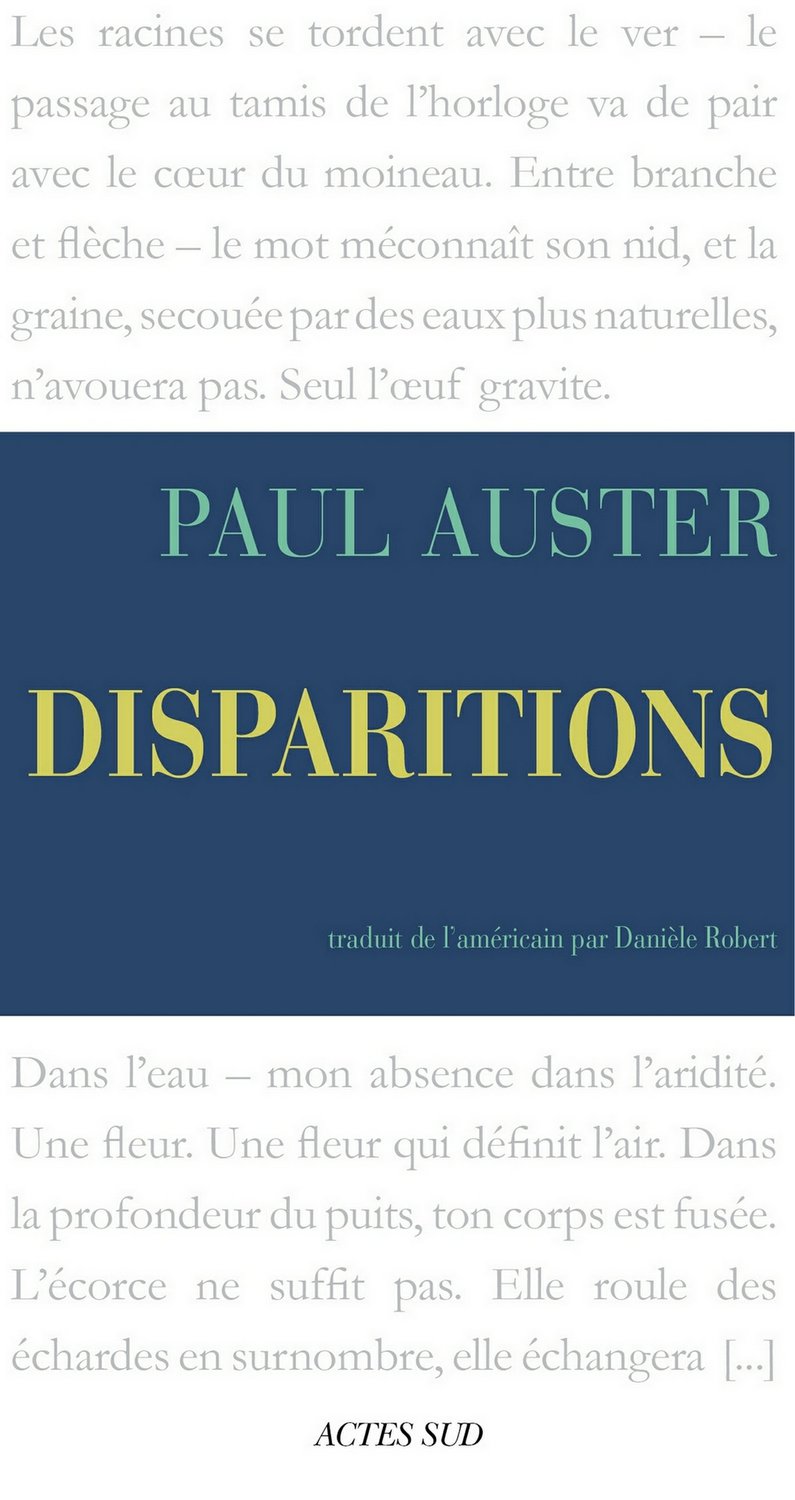 Disparitions