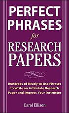 McGraw-Hill's concise guide to writing research papers