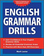 English grammar drills