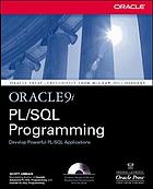 Oracle9i PL/SQL programming