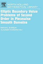 Elliptic boundary value problems of second order in piecewise smooth domains