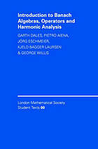 Introduction to Banach algebras, operators, and harmonic analysis