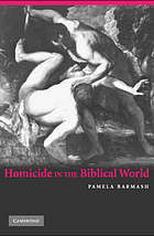 Homicide in the biblical world