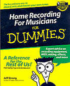 Home recording for musicians for dummies