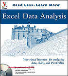 Excel data analysis : your visual blueprint for creating and analyzing data, charts, and PivotTables