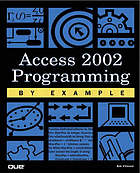 Access 2002 programming by example