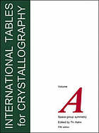 International tables for crystallography. Volume A, Space-group symmetry