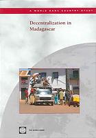 Decentralization in Madagascar