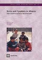 Roma and Egyptians in Albania From Social Exclusion to Social Inclusion