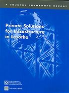 Private solutions for infrastructure in Lesotho