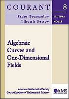 Algebraic curves and one-dimensional fields