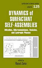 Dynamics of surfactant self-assemblies : micelles, microemulsions, vesicles and lyotropic phases