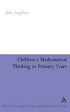 Children's Mathematical Thinking in Primary Years : Perspectives on Children's Learning.