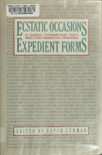 Ecstatic Occasions, Expedient Forms