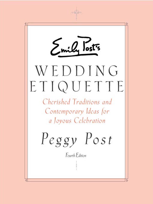 Emily Post's Wedding Etiquette