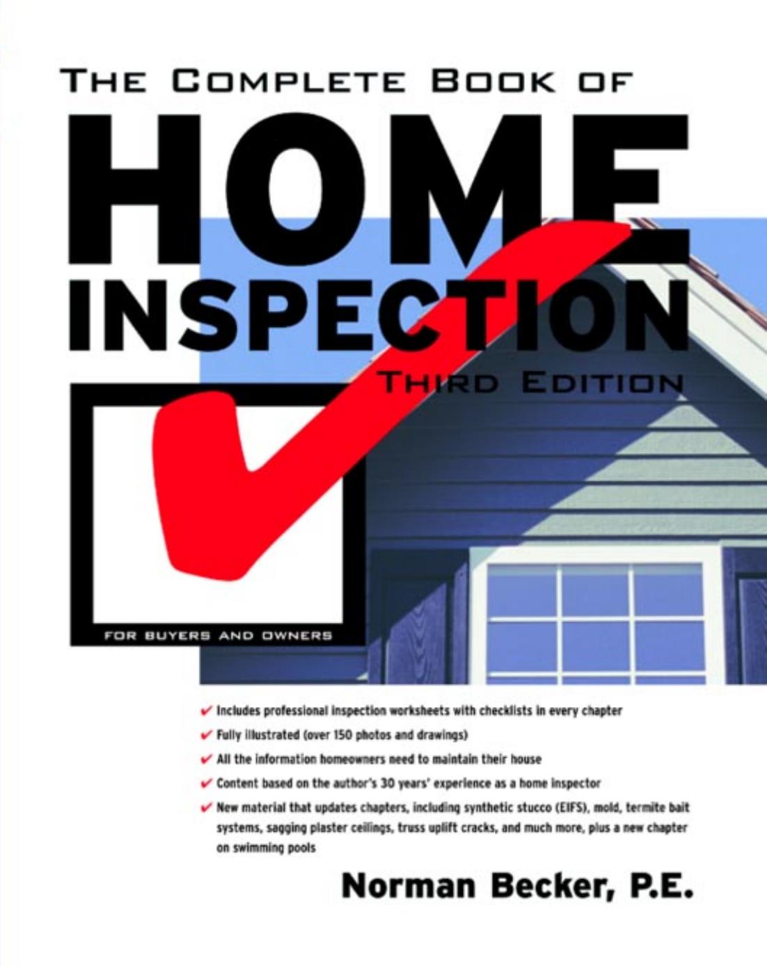 The Complete Book of Home Inspection