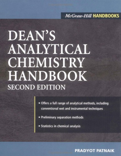 Dean's Analytical Chemistry Handbook