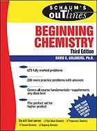 Schaum's Outline of Beginning Chemistry, 3rd Ed