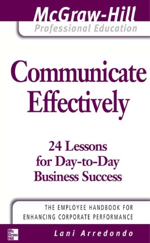 Communicate Effectively