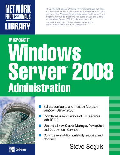 Microsoft Windows Server 2008 Administration