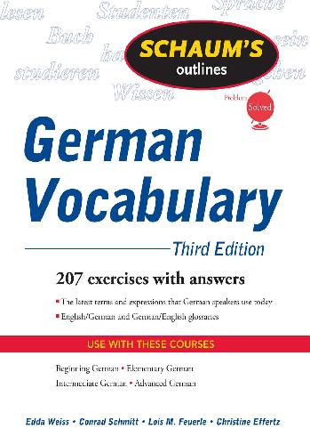 Schaum's Outline of German Vocabulary, 3ed