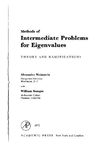 Methods of Intermediate Problems for Eigenvalues