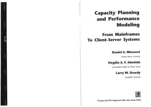 Capacity Planning And Performance Modeling