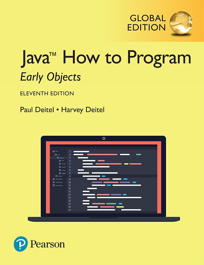 Java How to Program, Early Objects