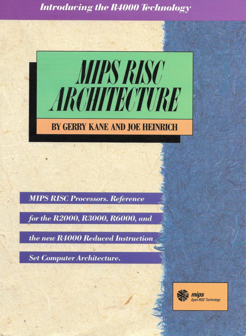 MIPS RISC Architecture