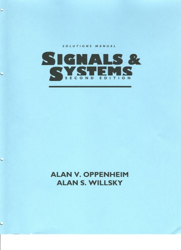 Signals &amp; Systems