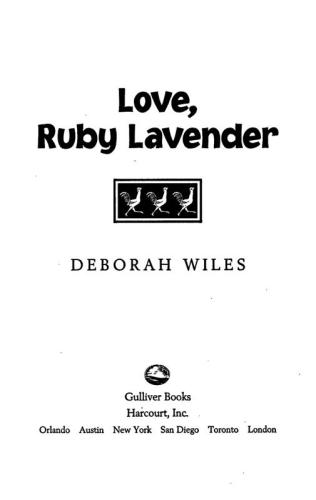 Love, Ruby Lavender