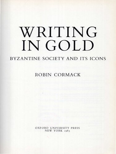 Writing in Gold