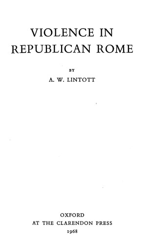 Violence In Republican Rome