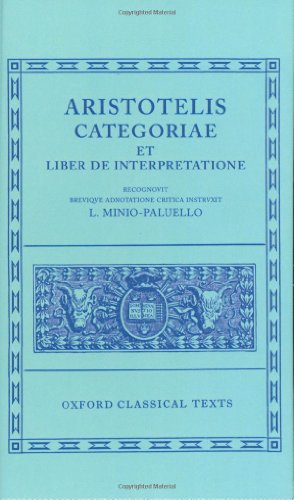 Categoriae et Liber de Interpretatione