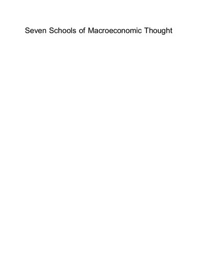 Seven Schools Of Macroeconomic Thought