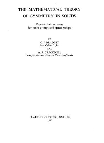 Mathematical Theory of Symmetry in Solids