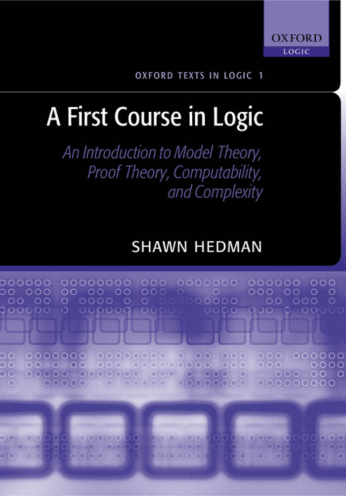 A First Course in Logic