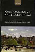 Contract, Status, and Fiduciary Law