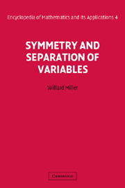 Symmetry and Separation of Variables