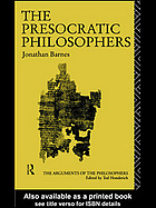 The Presocratic Philosophers