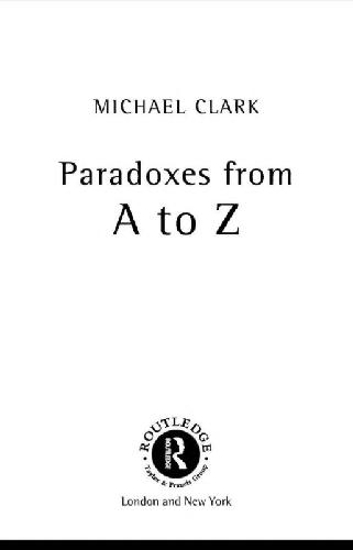 Paradoxes from A to Z