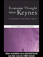 Economic Thought Since Keynes