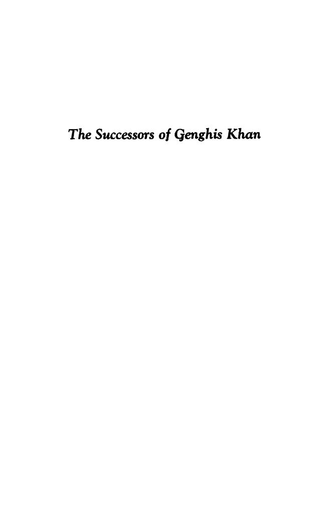 The Successors Of Genghis Khan