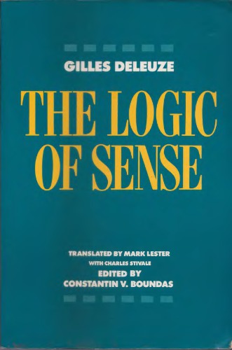 The Logic of Sense