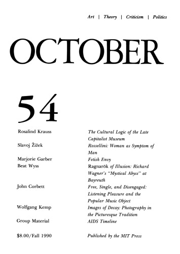 October journal No.54 Autumn (1990)