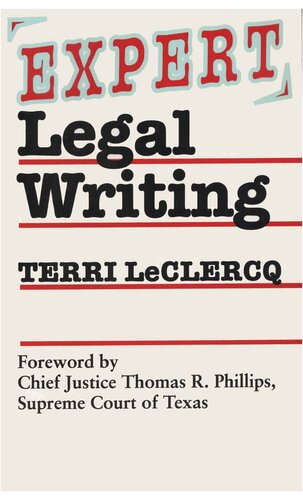 Expert Legal Writing