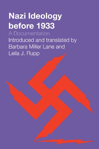 Nazi Ideology Before 1933